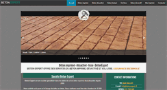 Desktop Screenshot of betonexpert.fr